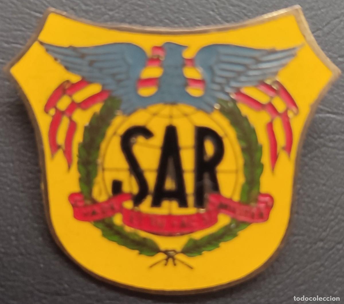 Militaria: EMBLEMA DE PECHO DEL SAR. EJ&Eacute;RCITO DEL AIRE - Foto 1