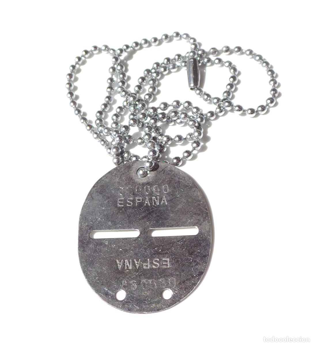 Militaria: CHAPA IDENTIFICACION ESPA&Ntilde;A - Foto 1