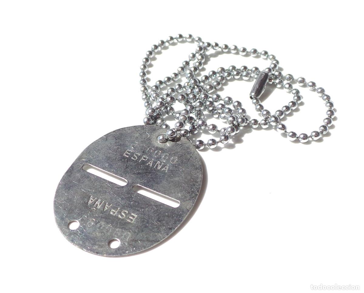 Militaria: CHAPA IDENTIFICACION ESPA&Ntilde;A - Foto 2