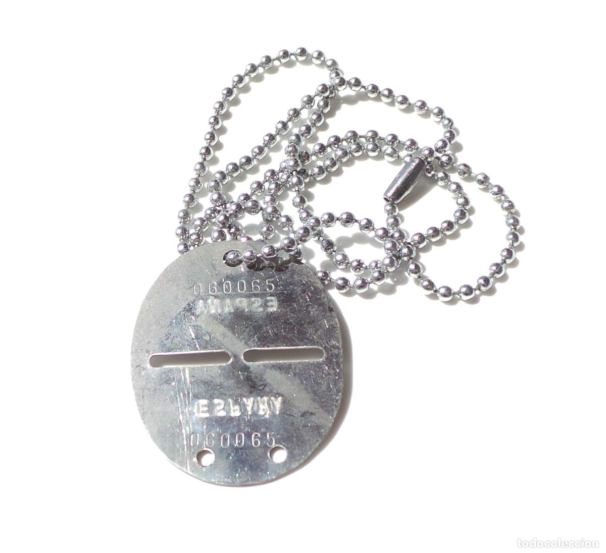 Militaria: CHAPA IDENTIFICACION ESPA&Ntilde;A - Foto 3