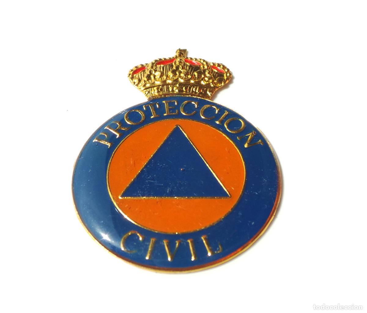 Militaria: PLACA, CHAPA, PROTECCI&Oacute;N CIVIL. - Foto 2