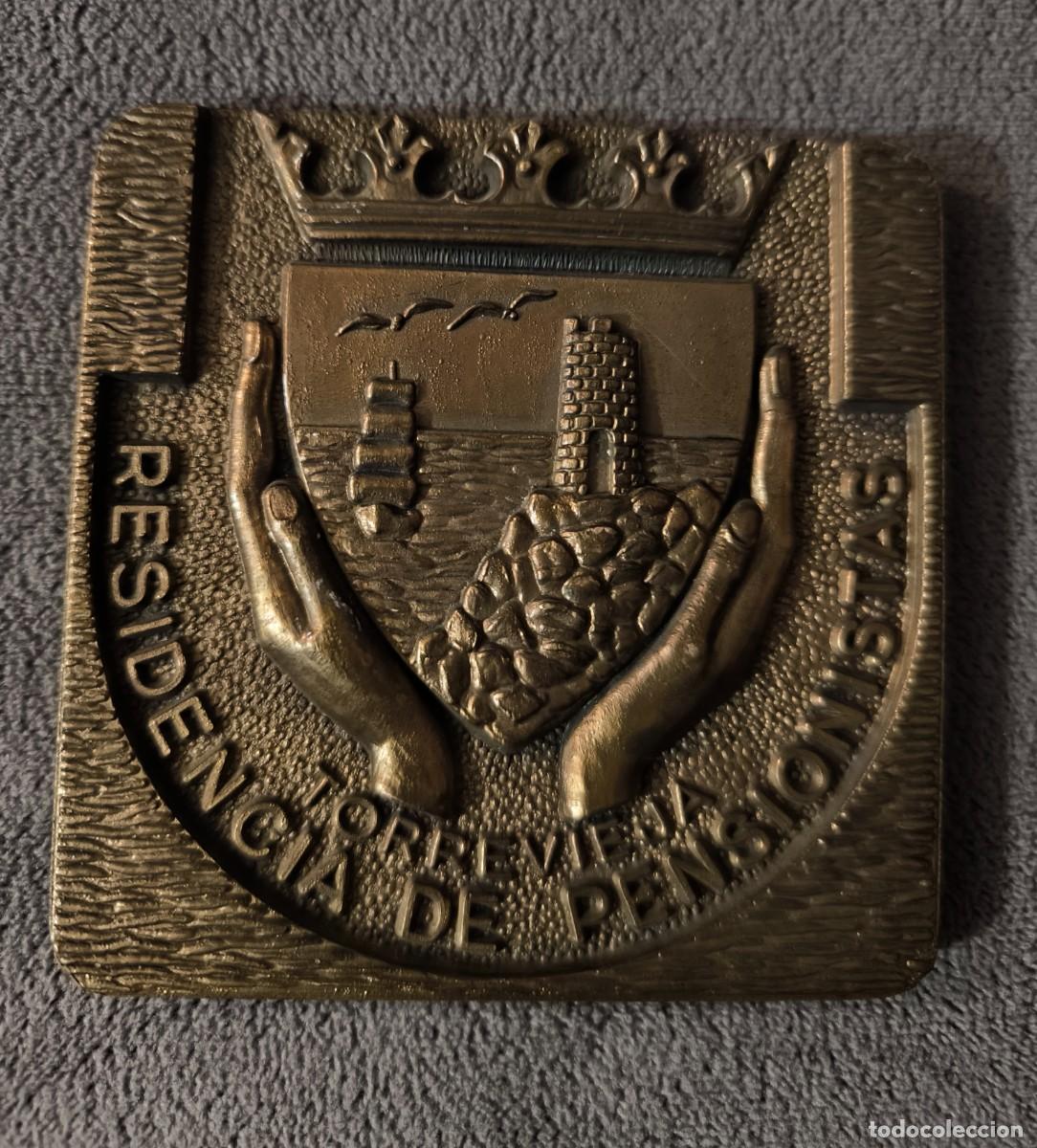 Militaria: PLACA BRONCE &Eacute;POCA FRANCO - Foto 2