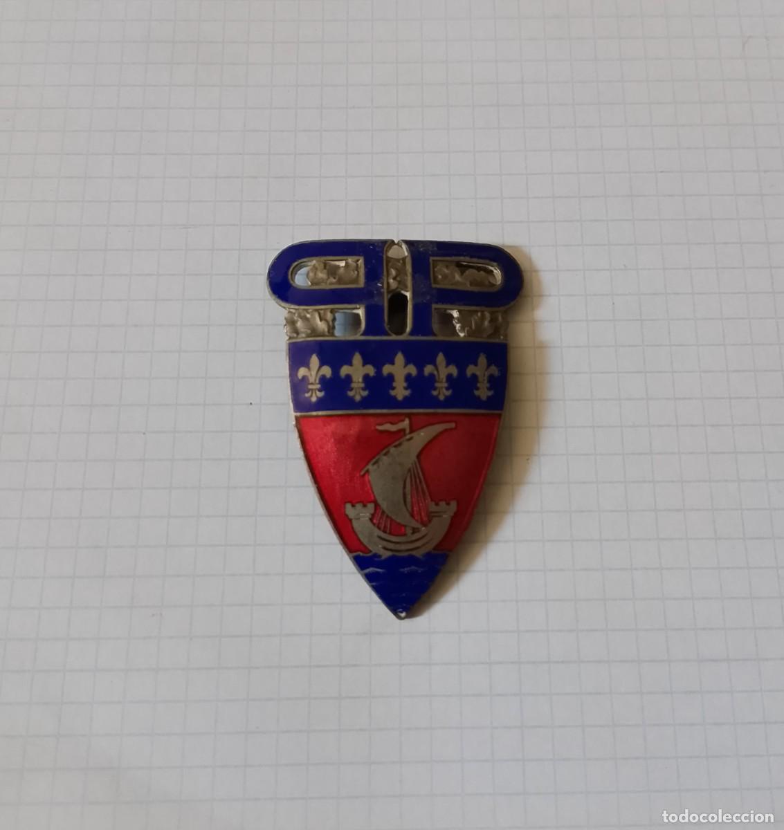 Militaria: Emblema de gorra de polic&iacute;a, Par&iacute;s - Foto 1