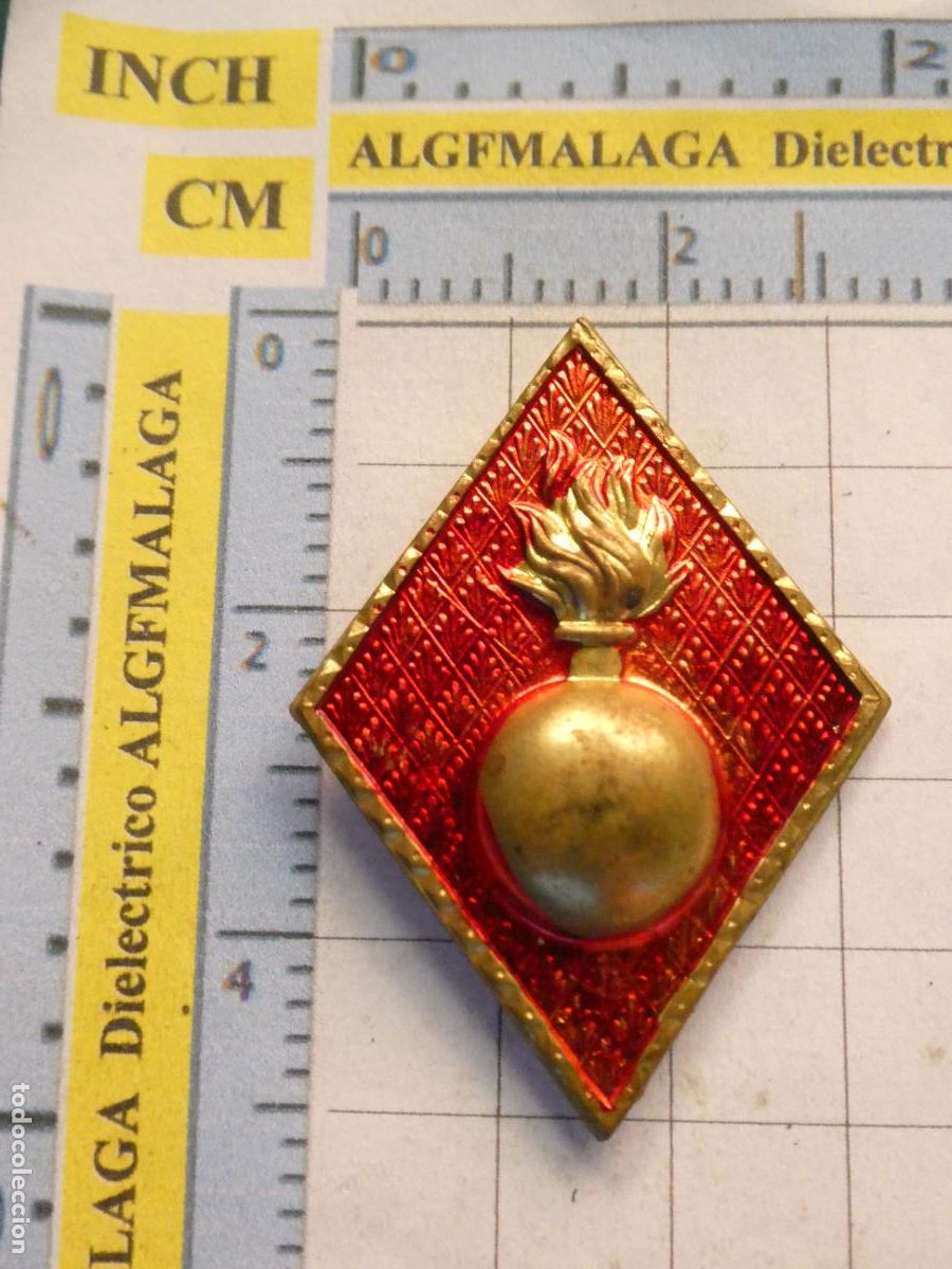 Military Antiques: INSIGNIA ROMBO MILITAR ARTILLERÍA EJÉRCITO ESPAÑOL.