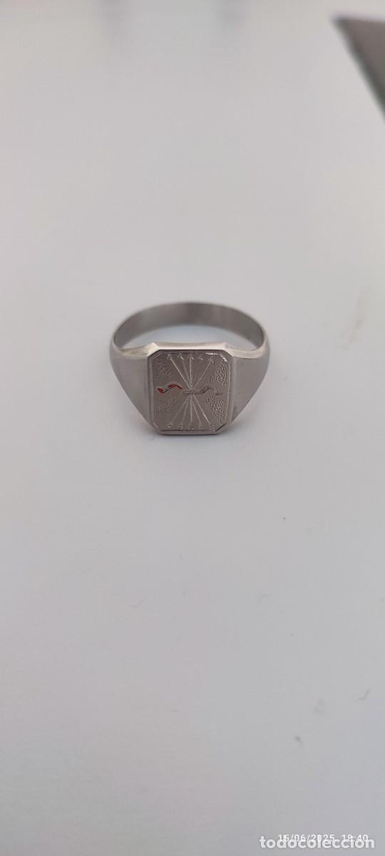 Militaria: Antiguo Anillo de Falange - Foto 1