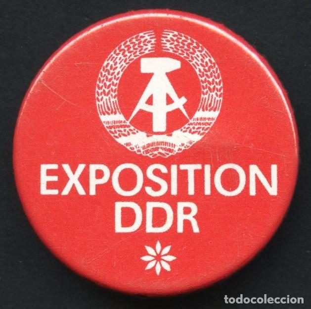 Militaria: ALEMANIA, INSIGNIA, PIN, EXPOSITION DDR
