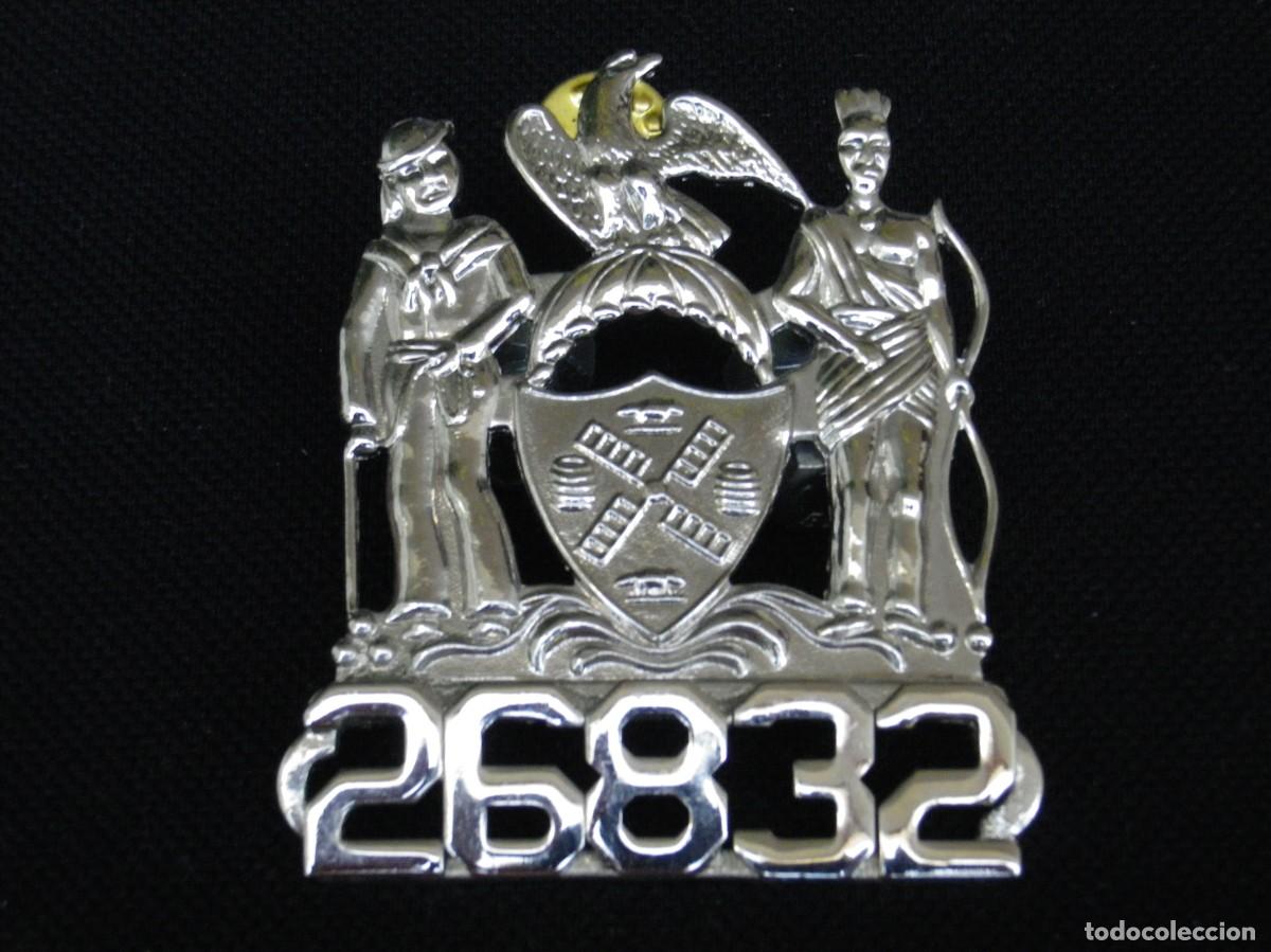 Militaria: PLACA DE LA POLICIA DE NEW YORK. - Foto 1