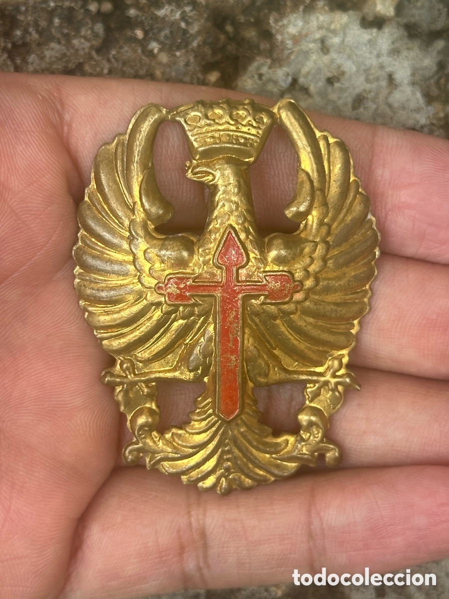Militaria: EMBLEMA AGUILA DE CASCO Z42 TRUBIA