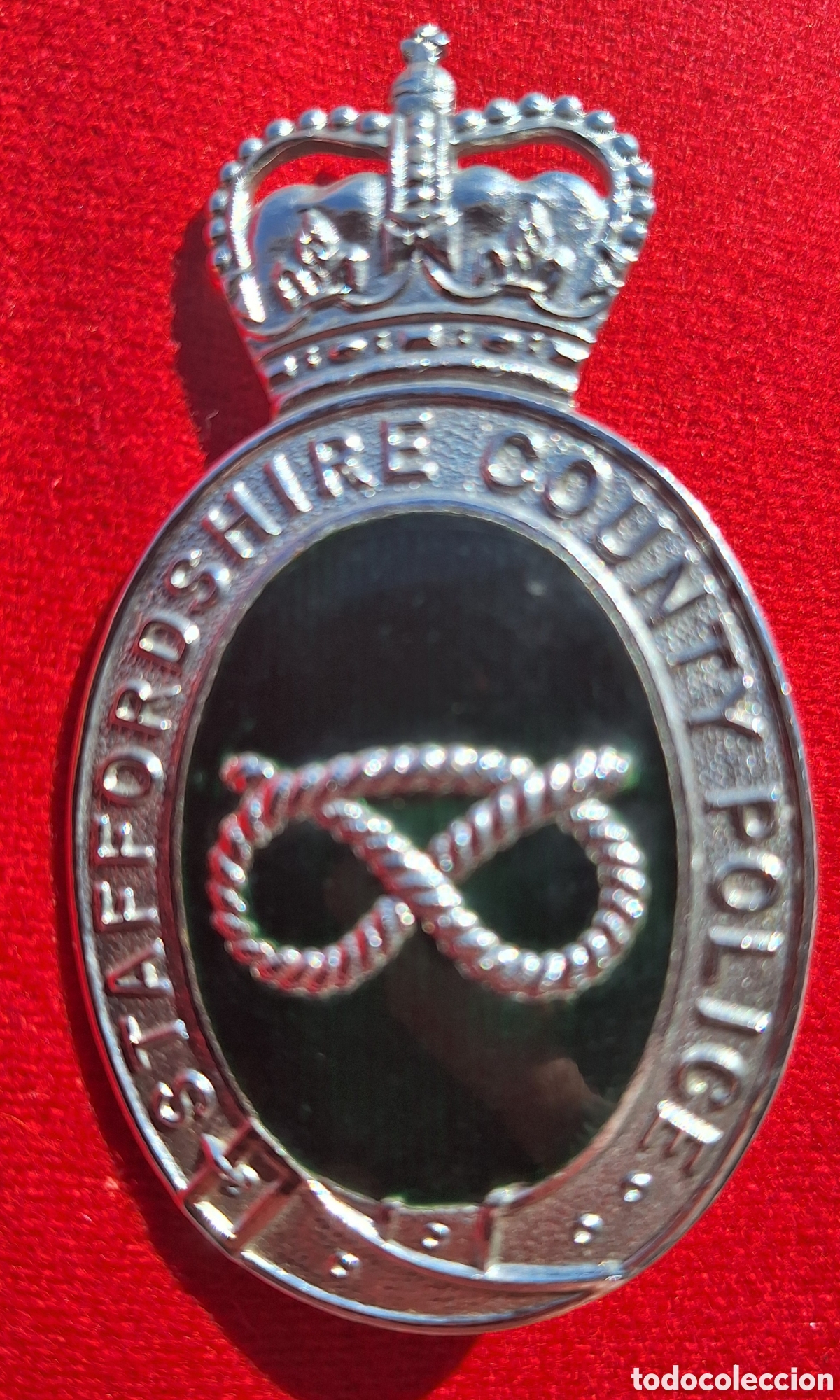 Militaria: PLACA DE POLICIA CONDADO STAFFORDSHIRE INGLATERRA PAGO SOLO WESTERN UNION