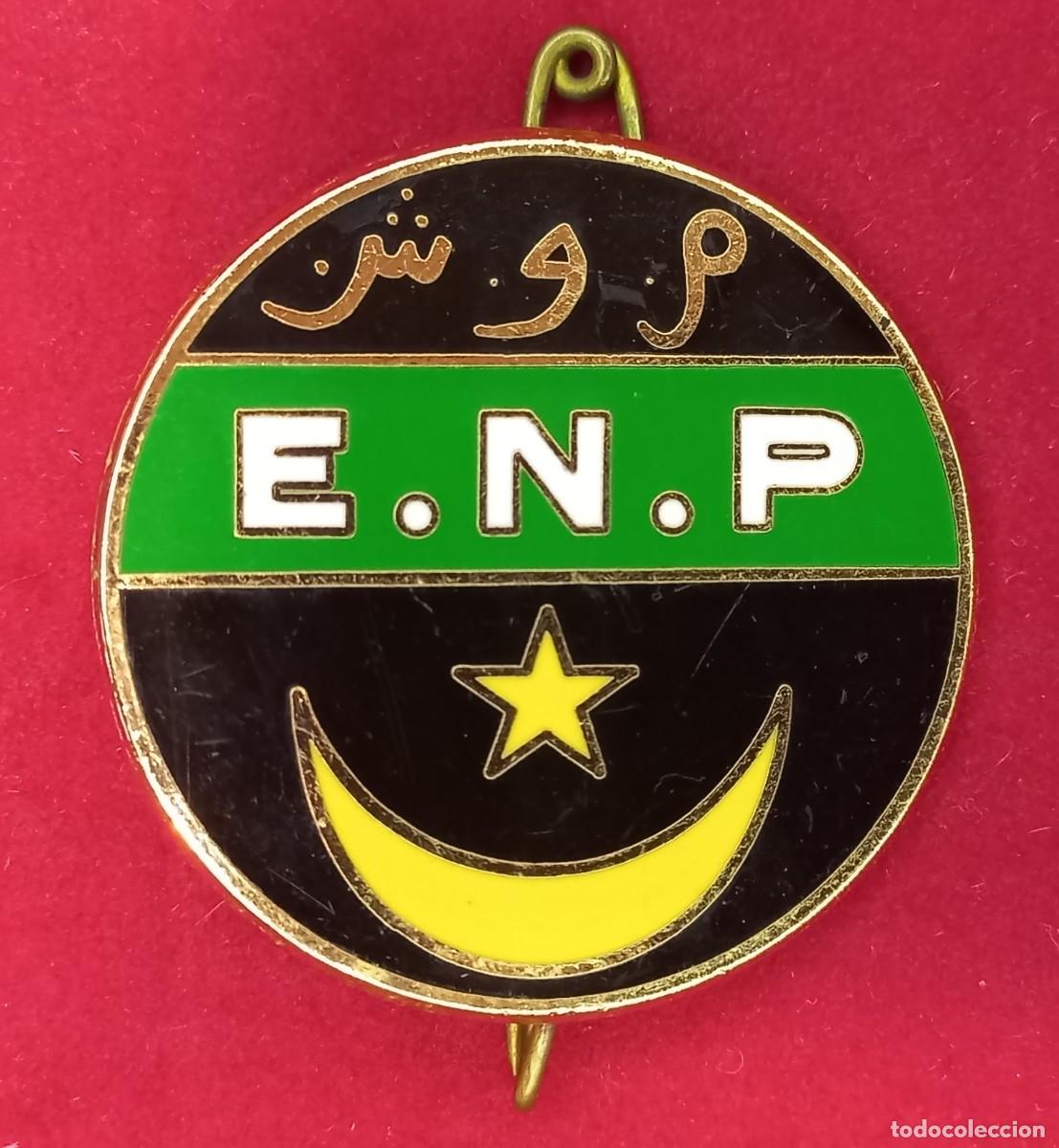 Militaria: EMBLEMA , INSIGNIA ORIGINAL E.N.P. - Foto 1