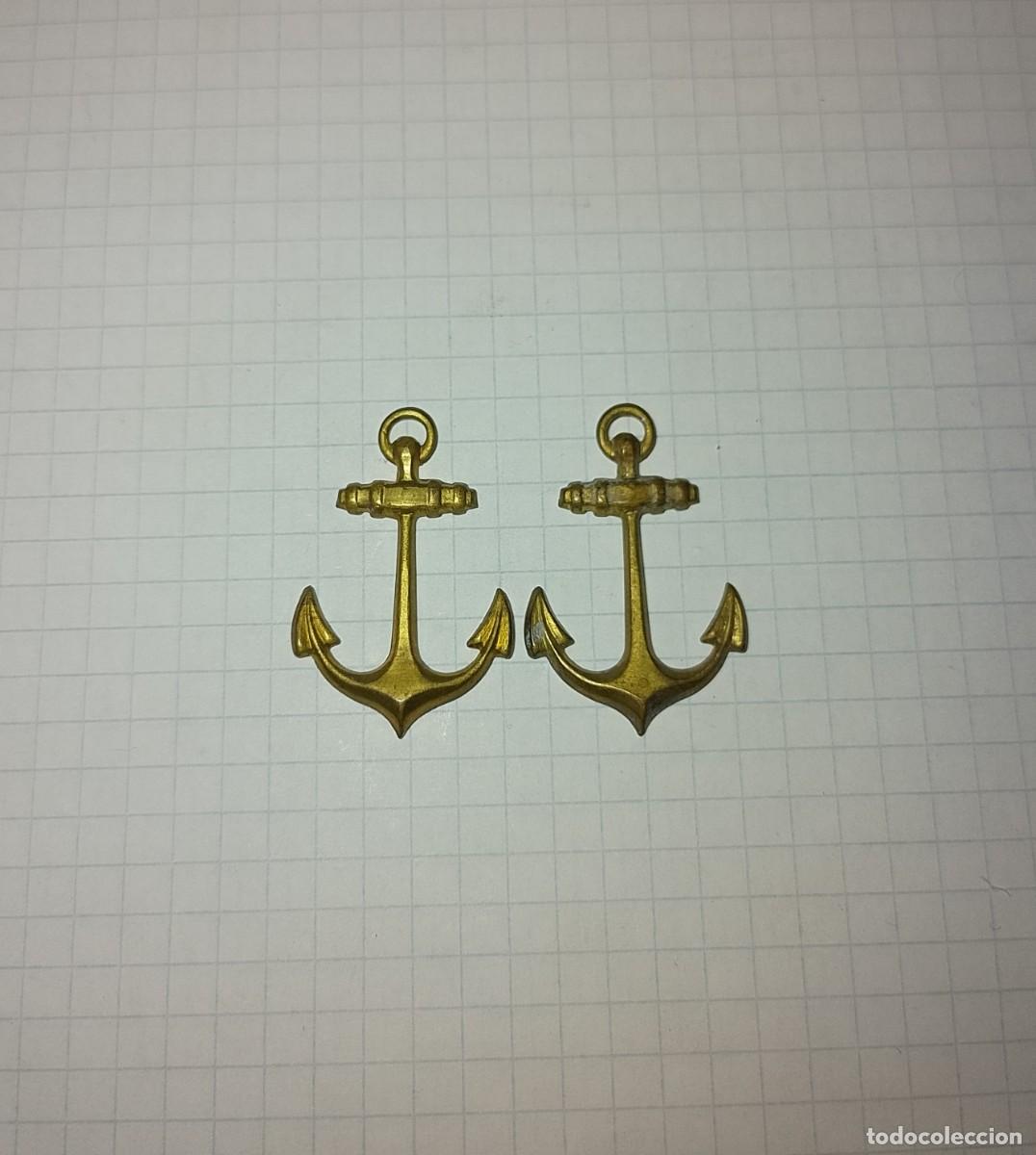 Militaria: Pareja de anclas de 3 cms - Foto 3