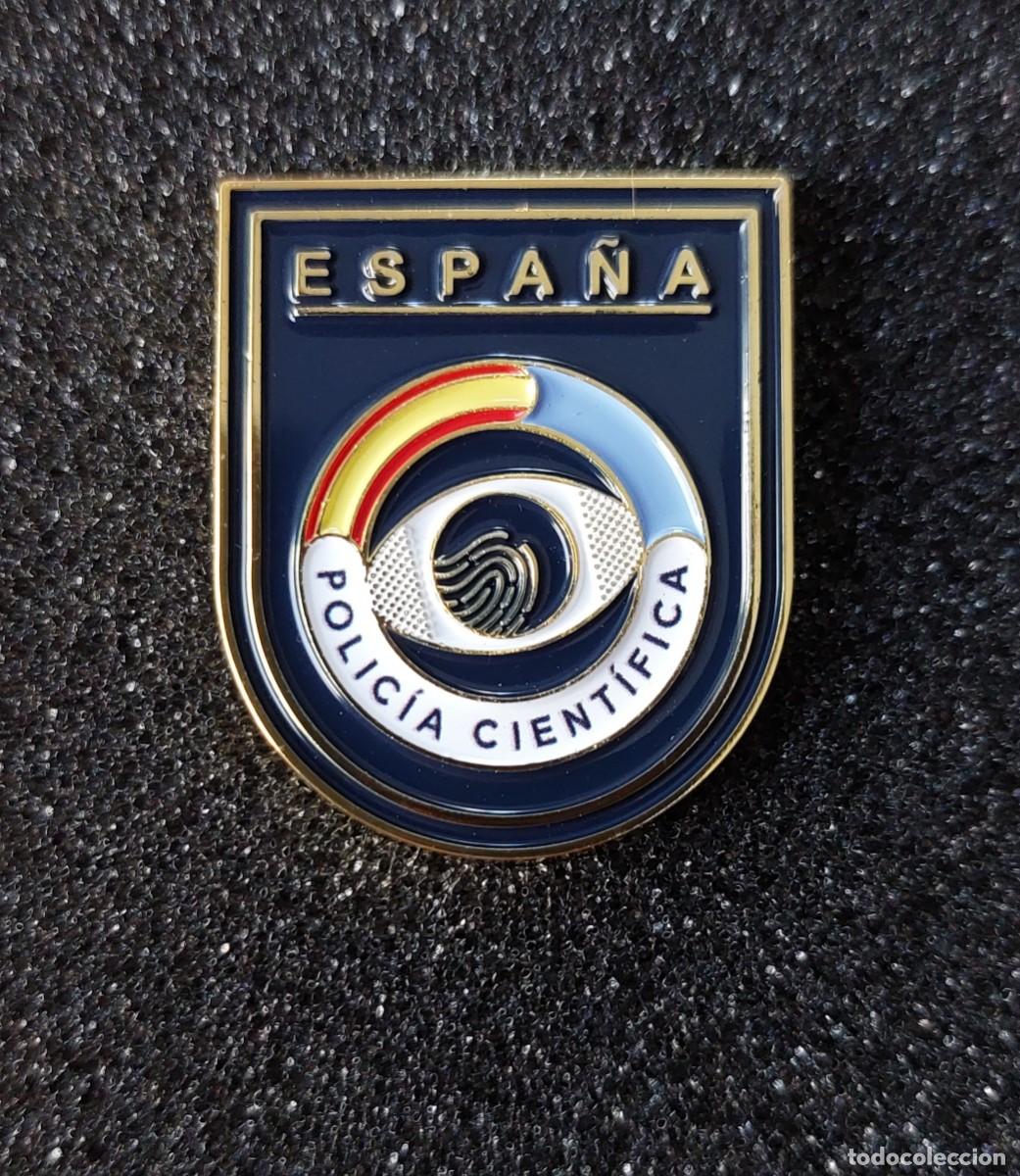 Militaria: Distintivo de funcion en policia cientifica. policia nacional
