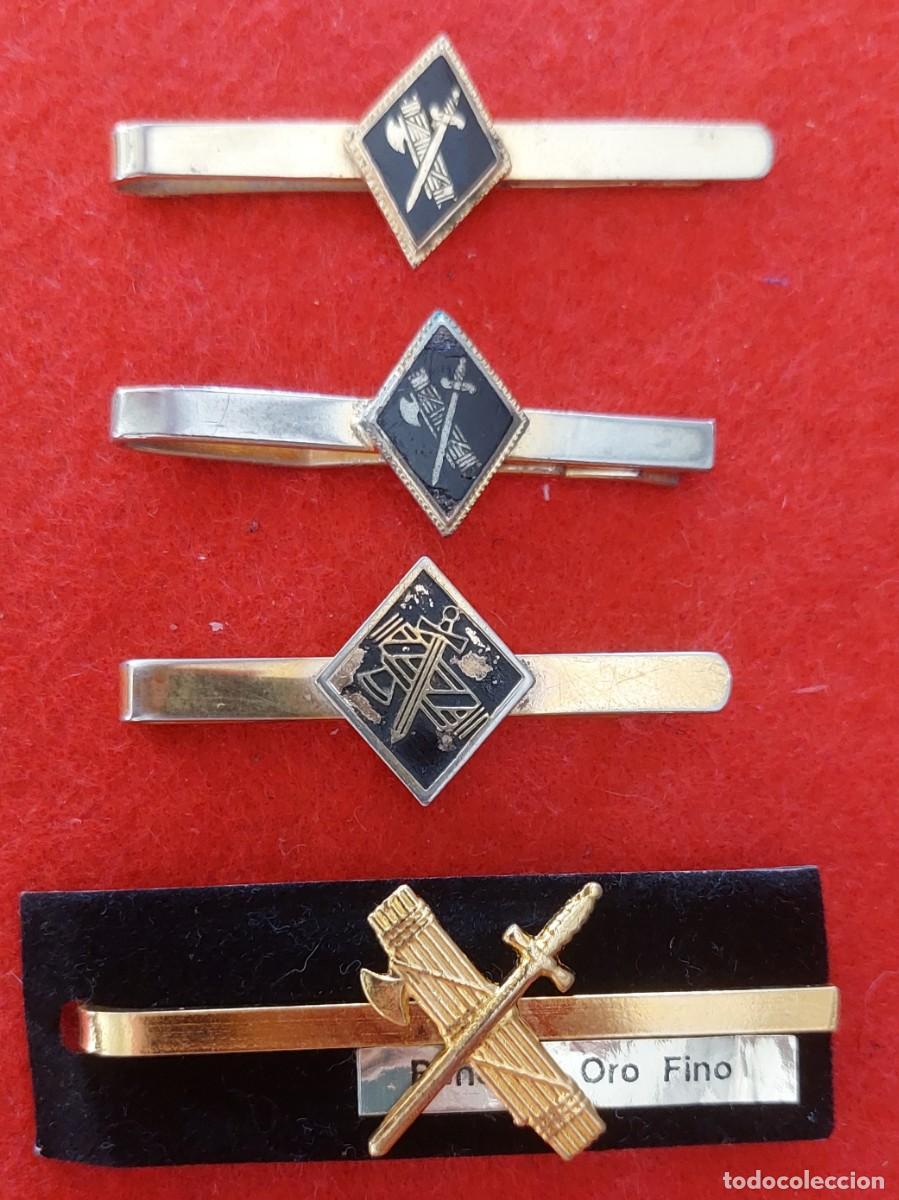 Militaria: LOTE DE PISACORBATAS DE LA GUARDIA CIVIL.-