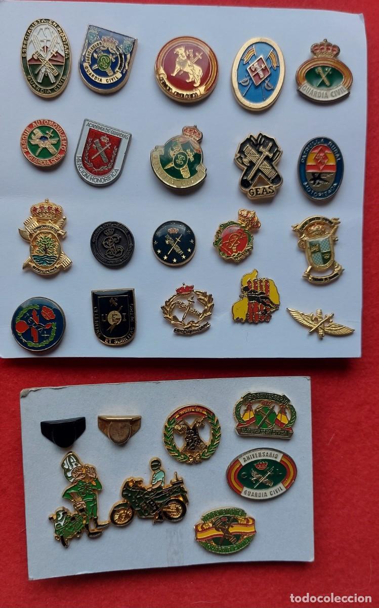 Militaria: LOTE PINS GUARDIA CIVIL.