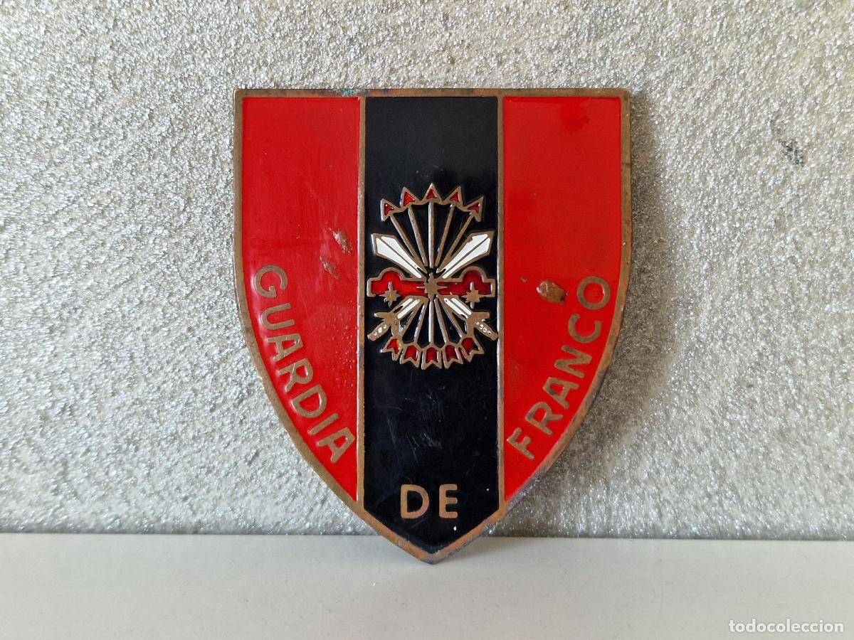 Militaria: PLACA INSIGNIA GUARDIA DE FRANCO - Foto 1