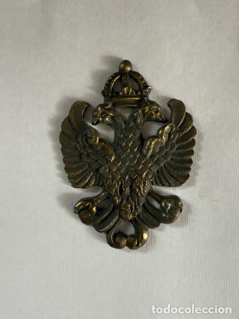 Military Antiques: INSIGNIA MILITAR REALIZADA EN BRONCE