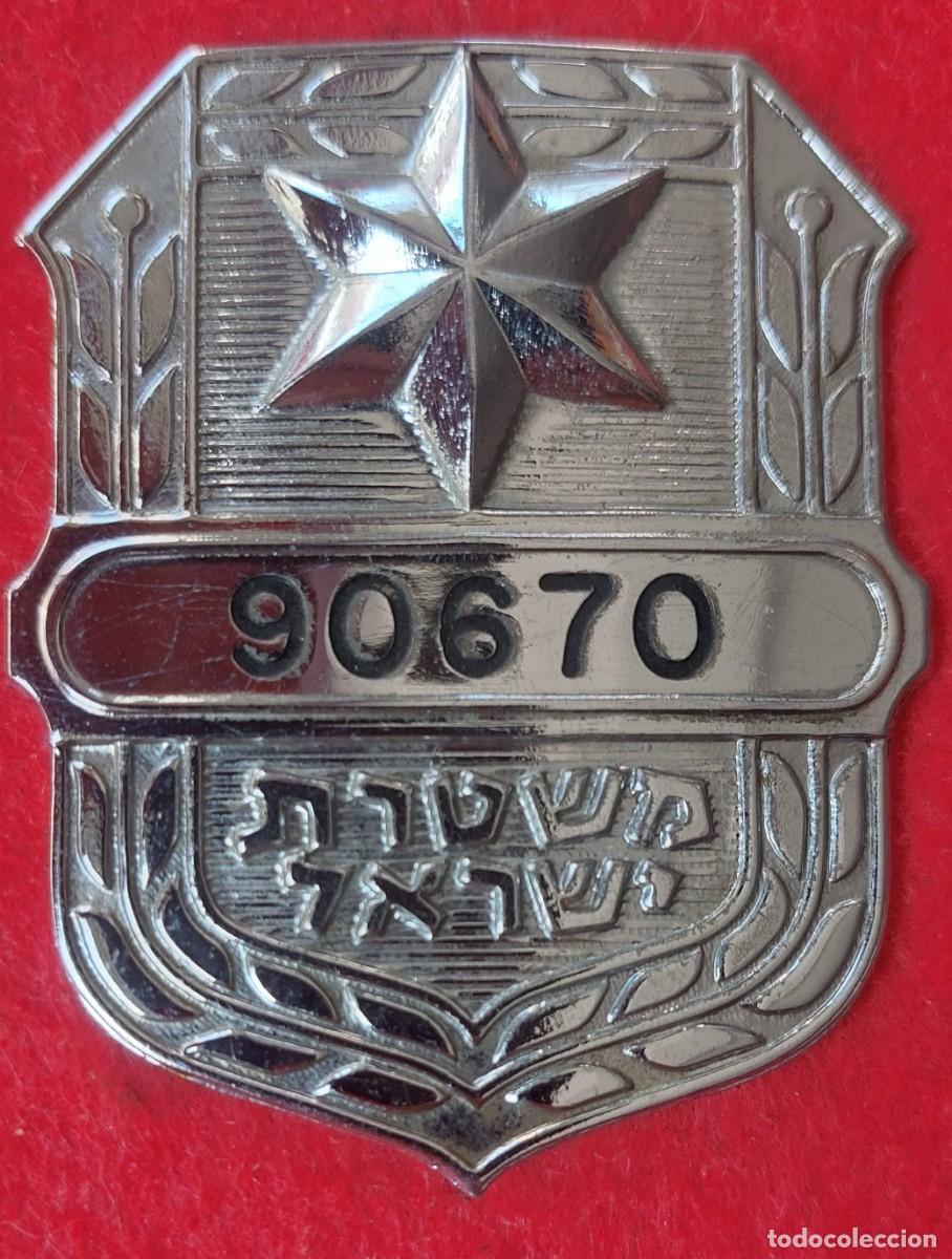 Militaria: PLACA POLICIA DE ISRAEL - Foto 1