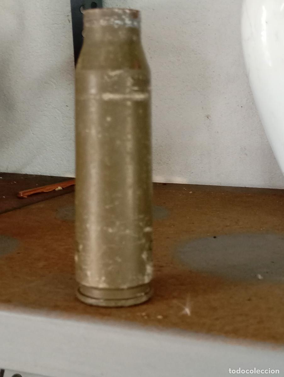 Militaria: casquillo de proyectil militar - Foto 1