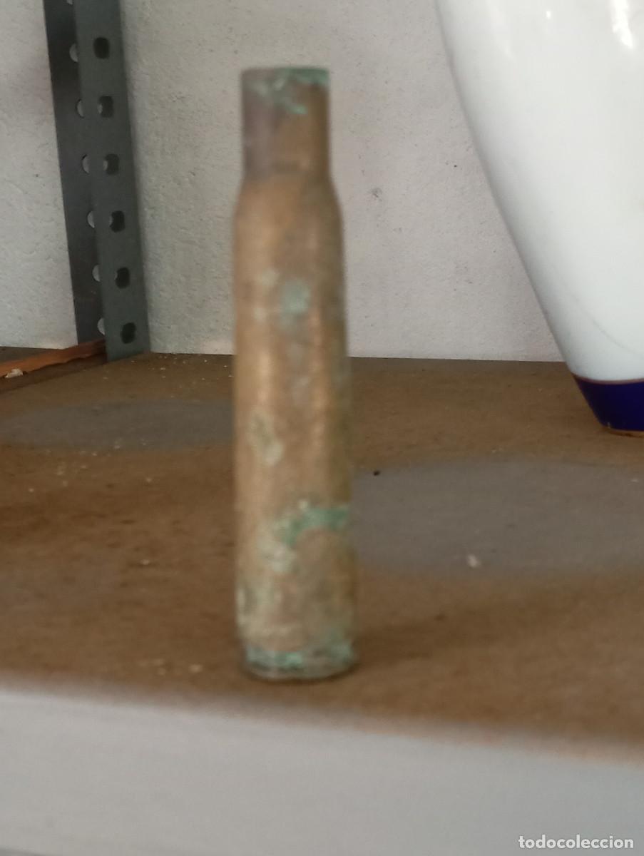 Militaria: casquillo de proyectil militar - Foto 1