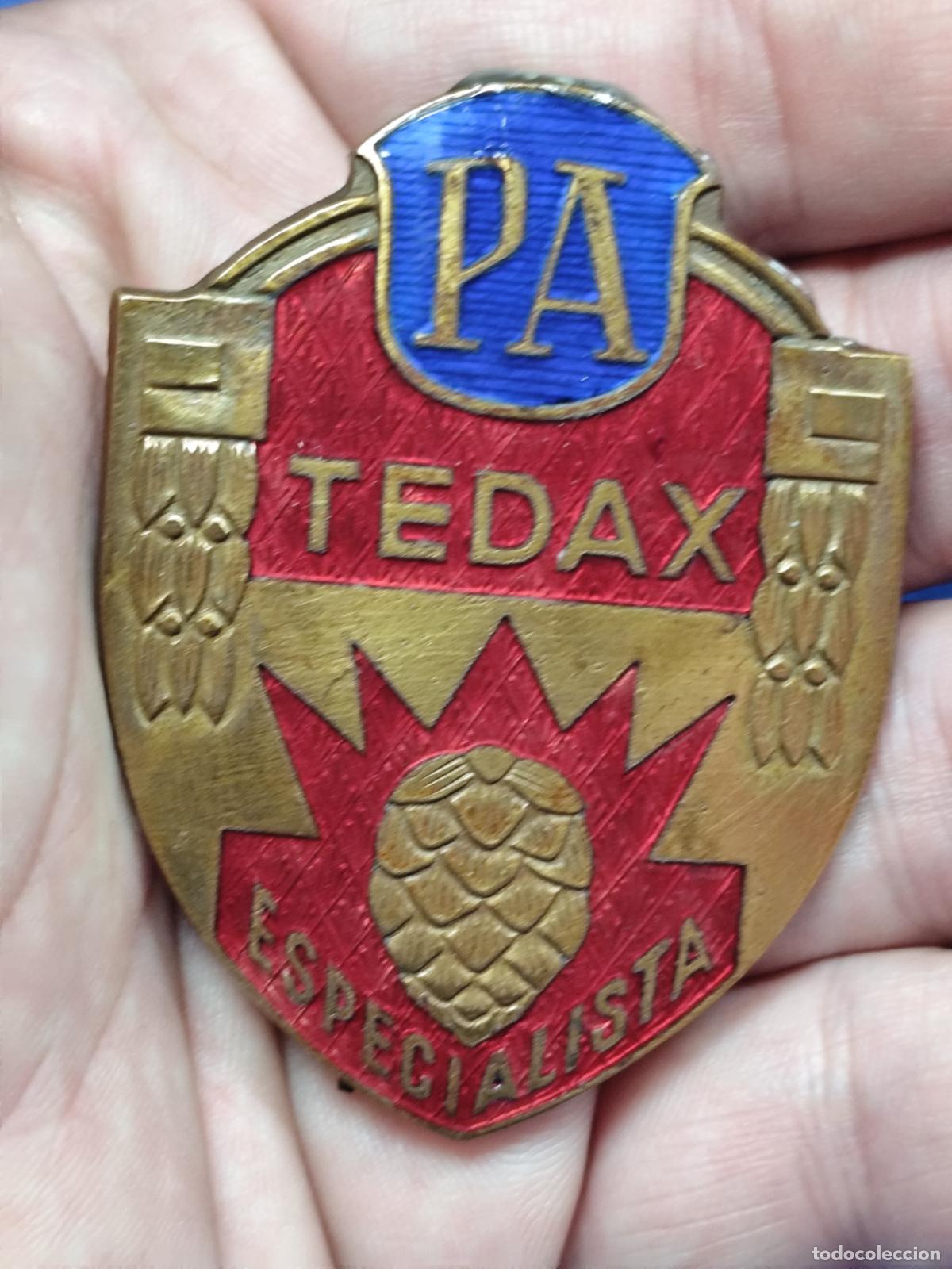 Militaria: Placa TEDAX de la Policia Armada - Foto 1