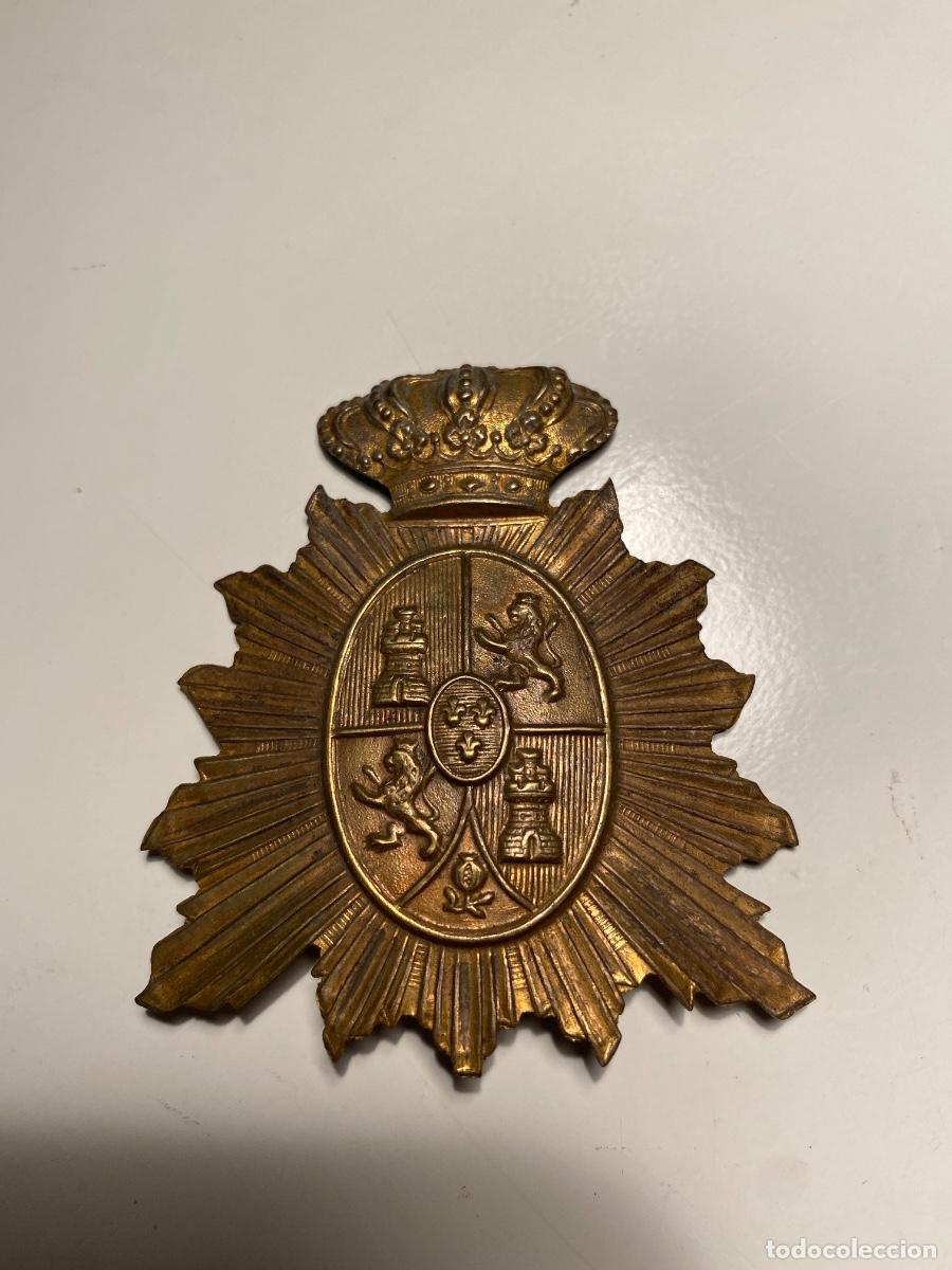 Militaria: Placa Ros de sanidad, laton
