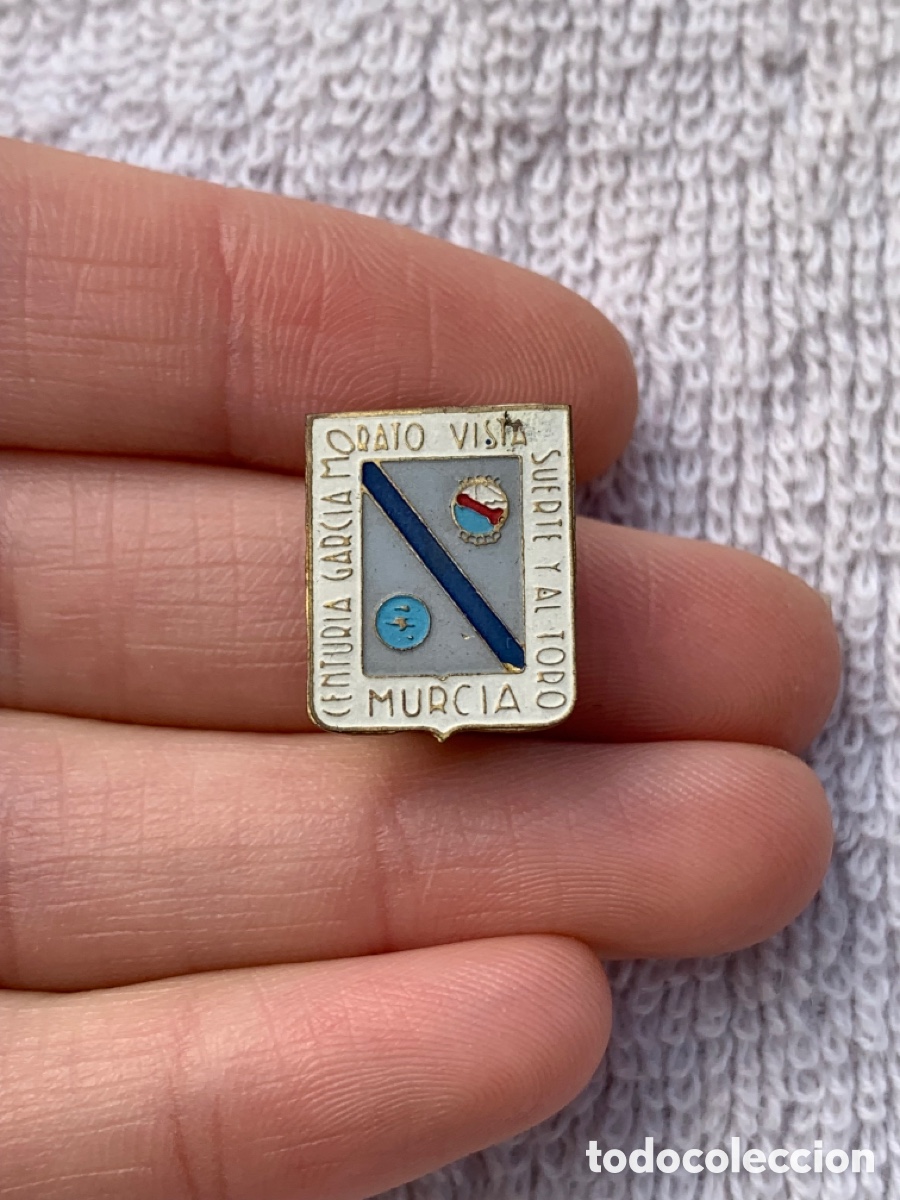 Militaria: INSIGNIA SOLAPA CENTURIA GARCIA MORATO VISTA SUERTE Y AL TORO