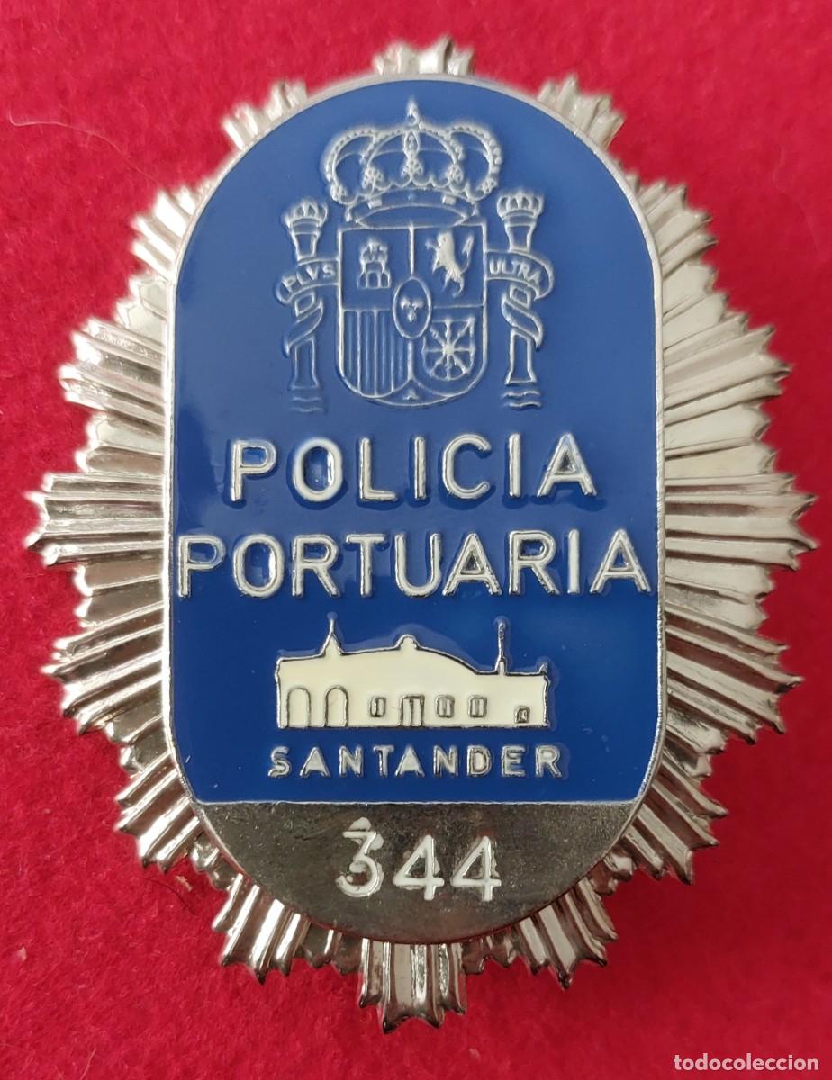 Militaria: PLACA POLICIA PUERTO DE SANTANDER. - Foto 1