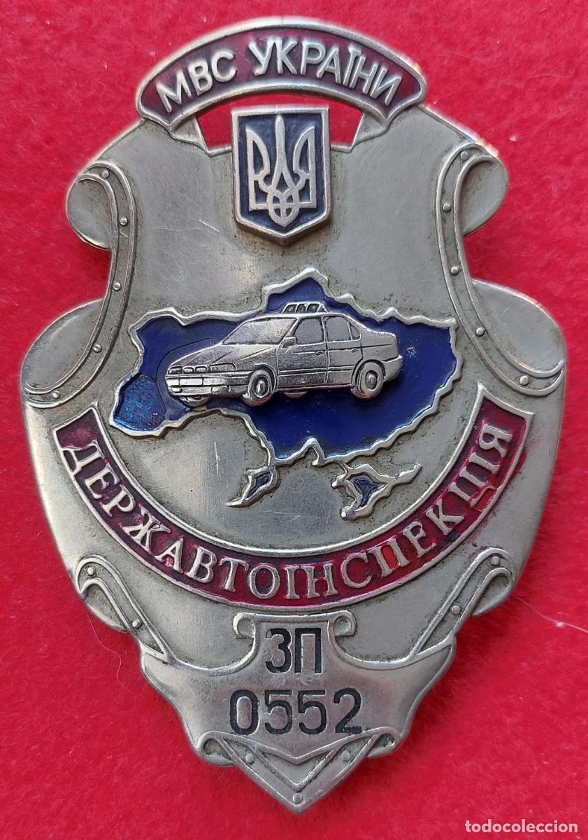 Militaria: PLACA POLICIA DE UKRANIA - Foto 1