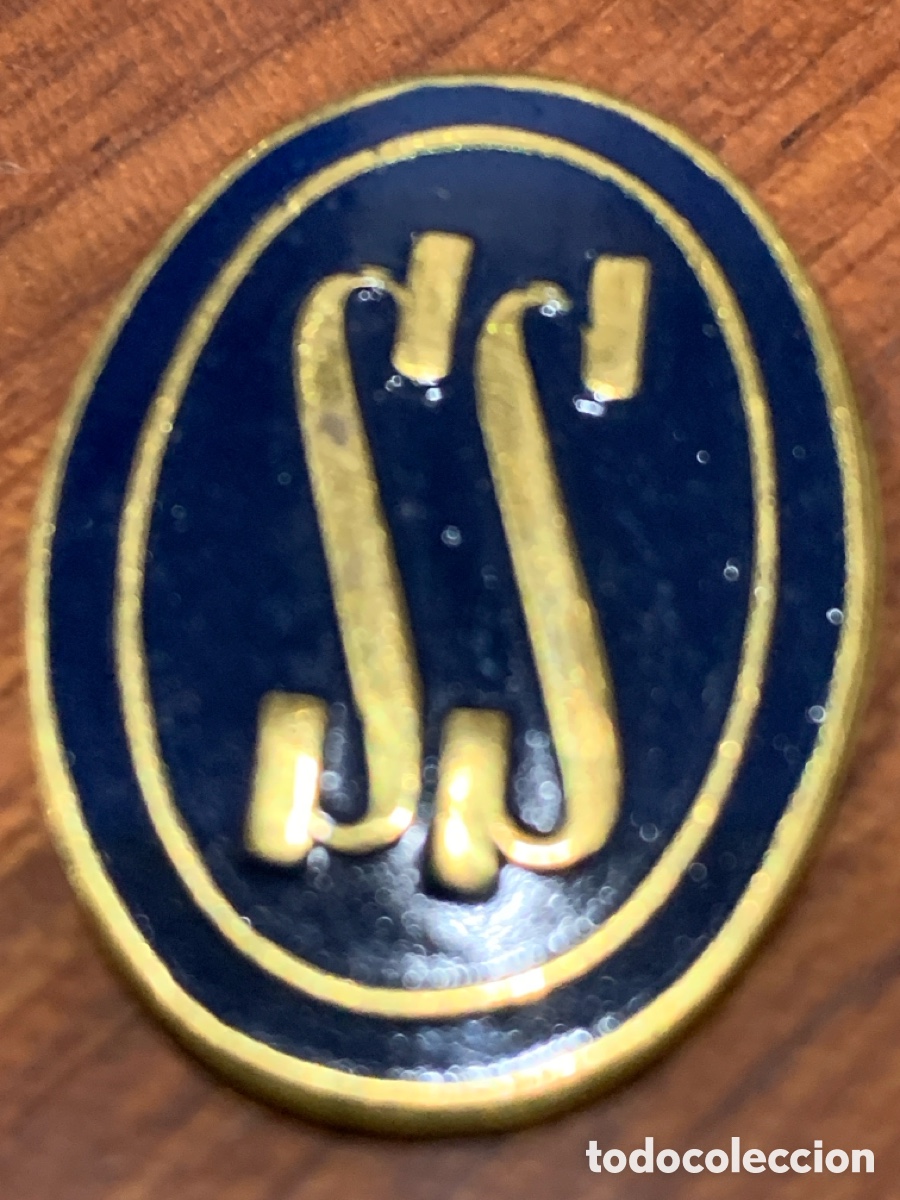 Militaria: Insignia de Alfiler de Servicio Social en Color Negro -