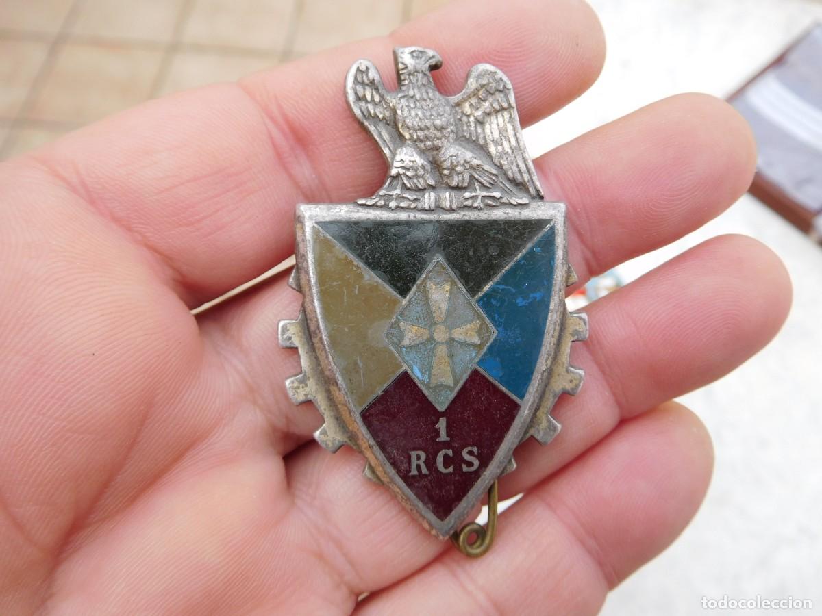 Militaria: Insignia francesa primer regimiento de comendamiento y servicios - Foto 1