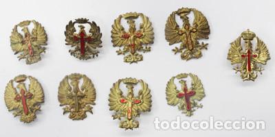 Militaria: 9 EMBLEMAS DEL EJ&Eacute;RCITO,PARA BOINA O CASCO - Foto 1
