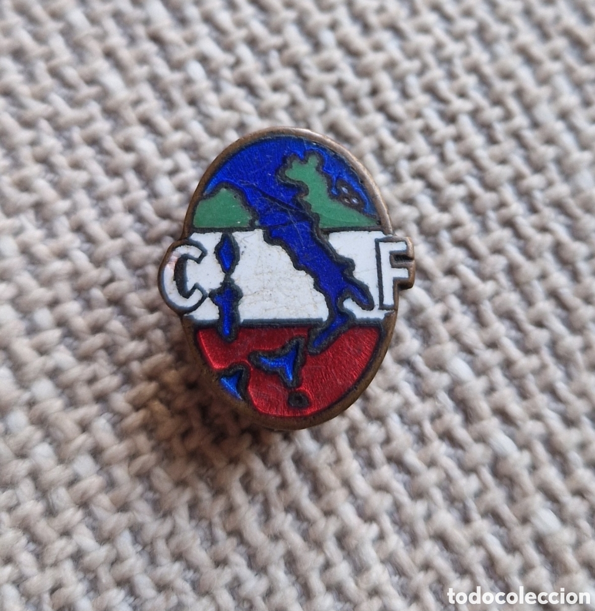 Militaria: Insignia Broche Alfiler Guerra Corporaciones Fascista Mussolini Italia Littorio