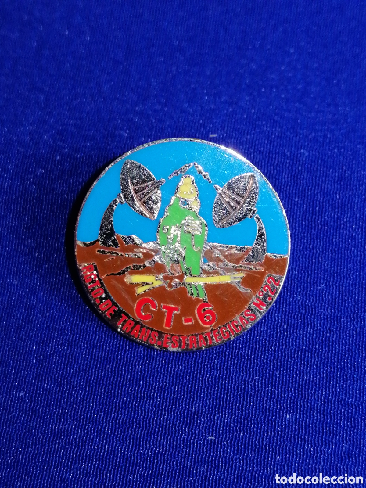 Militaria: REGIMIENTO DE TRANSMISIONES N&Uacute;MERO 22 - EJERCITO ESPA&Ntilde;OL GT 6 PIN-22ND SIGNAL REGIMENT -SPANISH ARMY