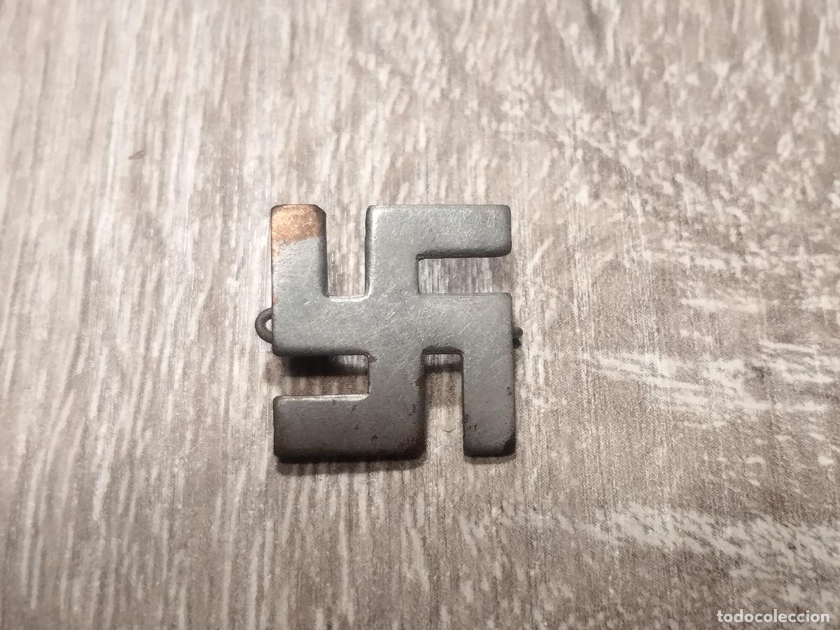 Militaria: TKZ - PINS TIPO IMPERDIBLE. ESVASTICA ALEMANA. MEDIDA: 1'5 CM