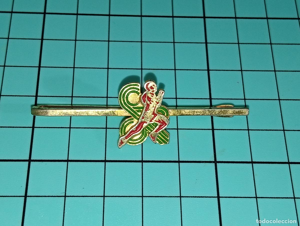 Militaria: Pisacorbata Alfiler de Corbata vintage corredor Atletismo esmaltado pasacorcabata