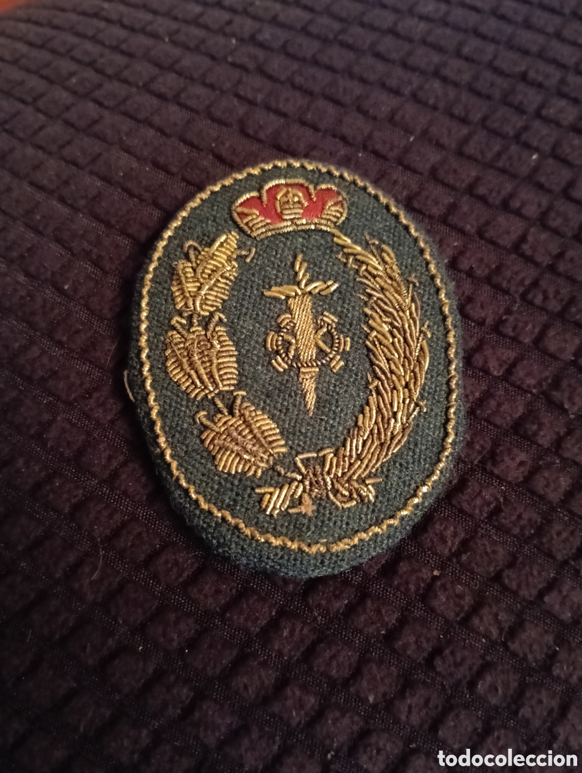 Militaria: Emblema insignia tela cuerpo de prisiones