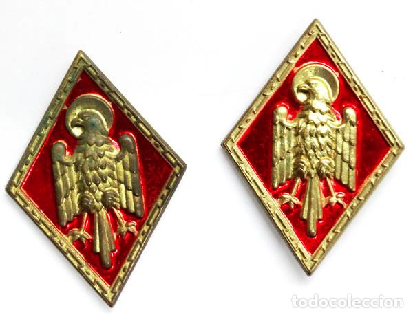 Militaria: PAR DE ROMBOS DE LA POLIC&Iacute;A ARMADA - Foto 1