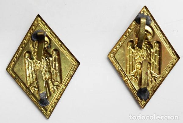 Militaria: PAR DE ROMBOS DE LA POLIC&Iacute;A ARMADA - Foto 2