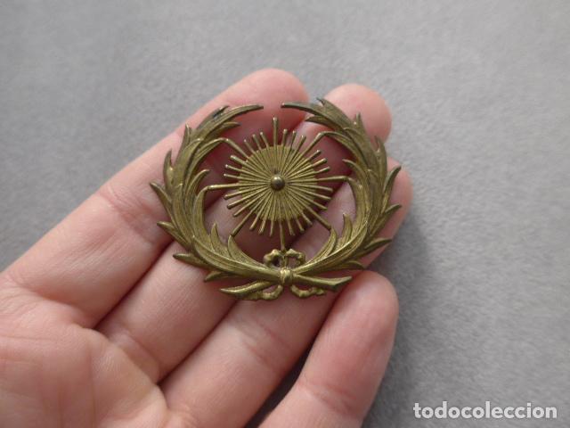Militaria: Antigua gran insignia o emblema de intendencia, original de guerra civil.