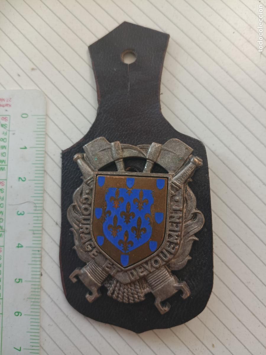 Militaria: FRANCIA, PEPITO / INSIGNIA DE BOMBEROS FRANCESA SAPEURS POMPIERS