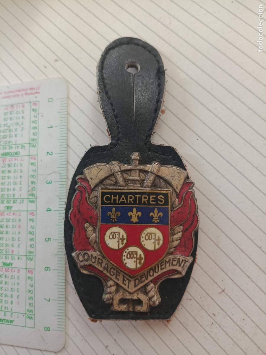 Militaria: FRANCIA, PEPITO / INSIGNIA DE BOMBEROS FRANCESA SAPEURS POMPIERS, CHARTRES