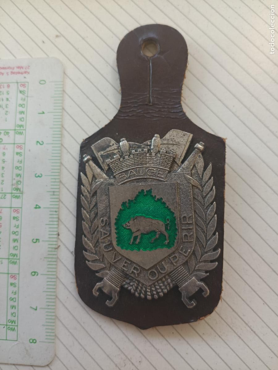 Militaria: FRANCIA, PEPITO / INSIGNIA DE BOMBEROS FRANCESA SAPEURS POMPIERS, BAUGE