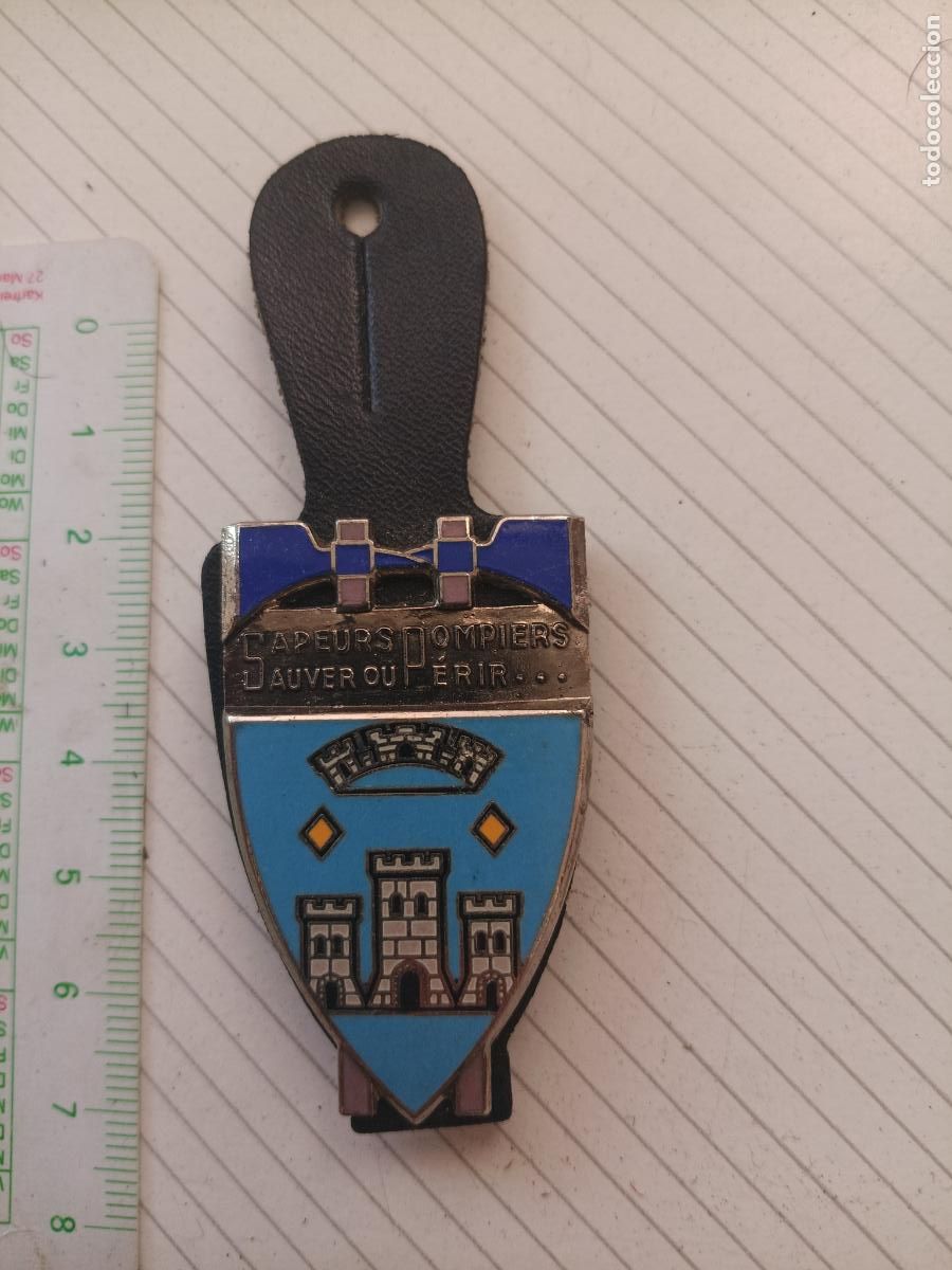 Militaria: FRANCIA, PEPITO / INSIGNIA DE BOMBEROS FRANCESA SAPEURS POMPIERS