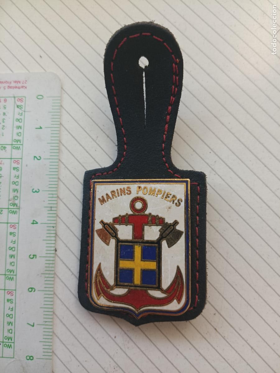 Militaria: FRANCIA, PEPITO / INSIGNIA DE BOMBEROS FRANCESA SAPEURS POMPIERS, MARINS POMPIERS