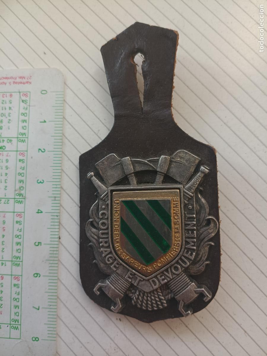 Militaria: FRANCIA, PEPITO / INSIGNIA DE BOMBEROS FRANCESA SAPEURS POMPIERS