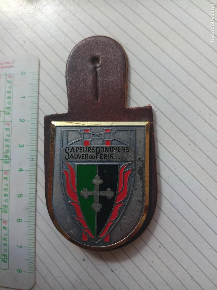 Militaria: FRANCIA, PEPITO / INSIGNIA DE BOMBEROS FRANCESA SAPEURS POMPIERS