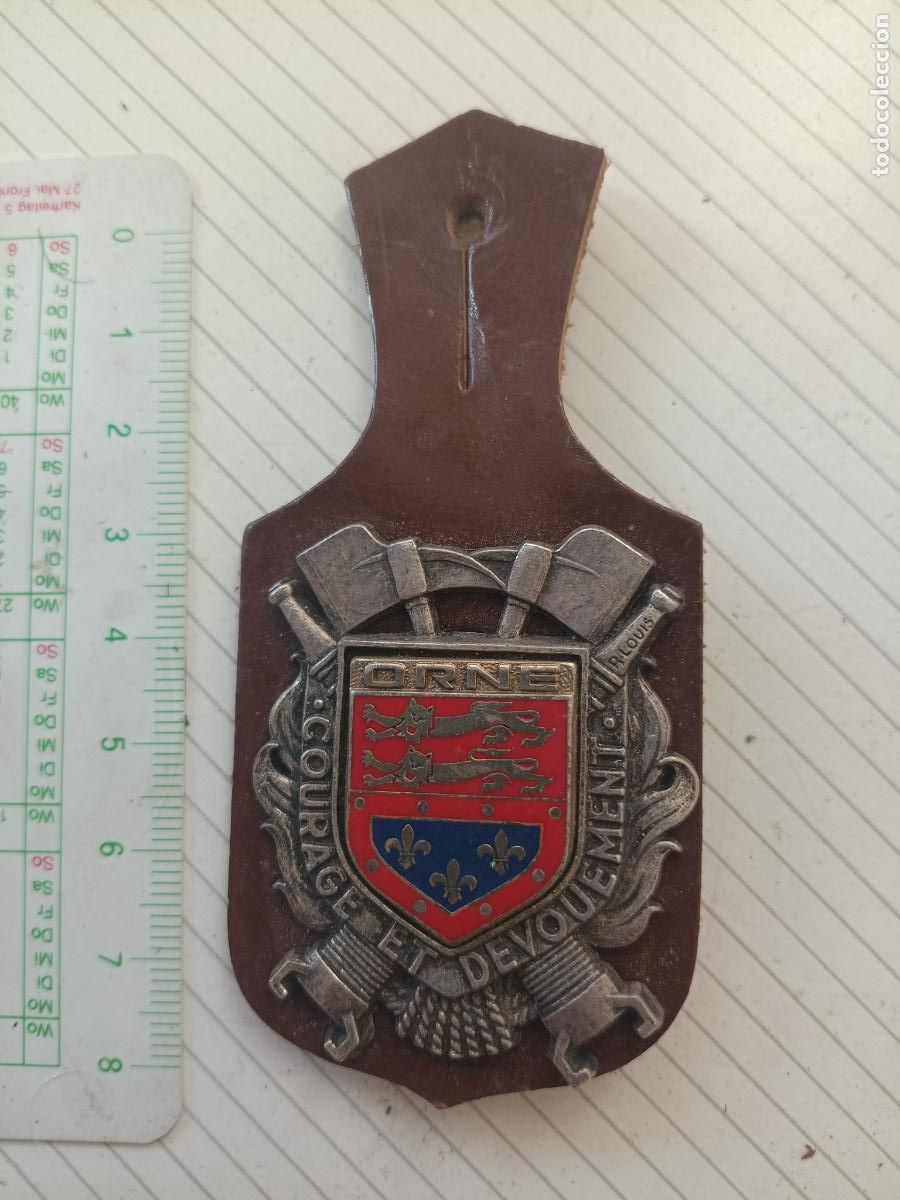 Militaria: FRANCIA, PEPITO / INSIGNIA DE BOMBEROS FRANCESA SAPEURS POMPIERS, ORNE