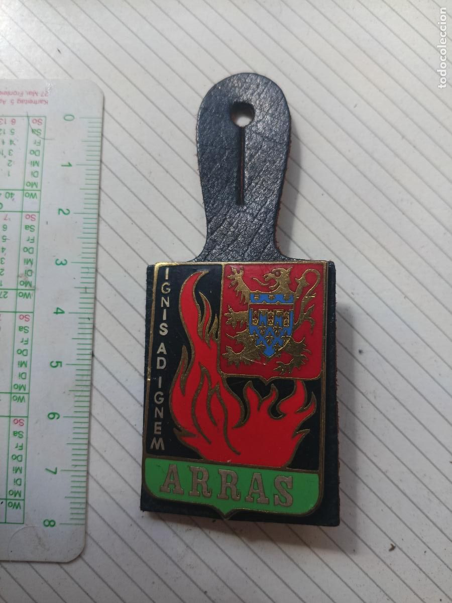 Militaria: FRANCIA, PEPITO / INSIGNIA DE BOMBEROS FRANCESA SAPEURS POMPIERS, ARRAS