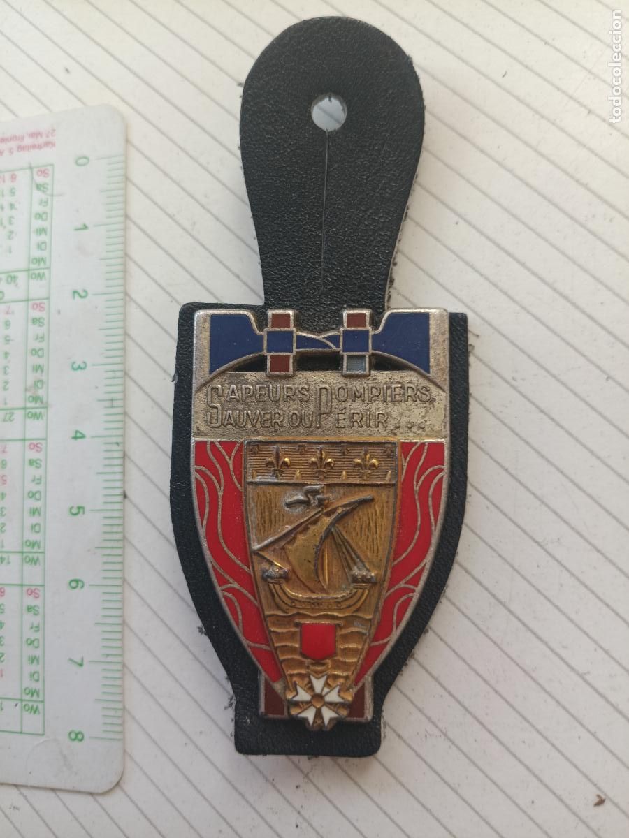 Militaria: FRANCIA, PEPITO / INSIGNIA DE BOMBEROS FRANCESA SAPEURS POMPIERS