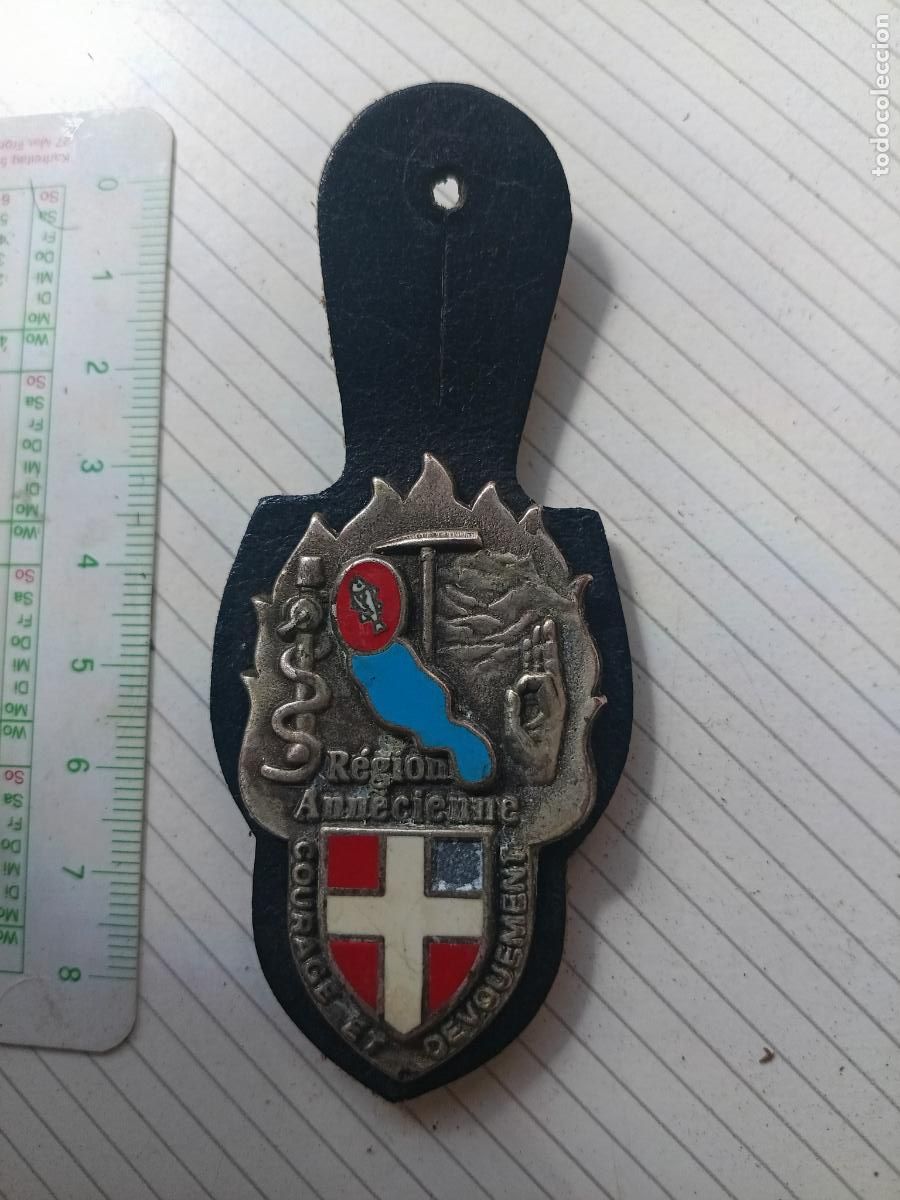 Militaria: FRANCIA, PEPITO / INSIGNIA DE BOMBEROS FRANCESA SAPEURS POMPIERS, ANNECY